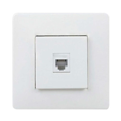 Toma de Teléfono de Superficie 4 vías 7hSevenOn Elec TV y Telefonía 1