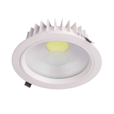 Luminária de embutir LED redonda 35W 2850lm Ø20cm 3000K Branco Eilen Luminária de embutir 1