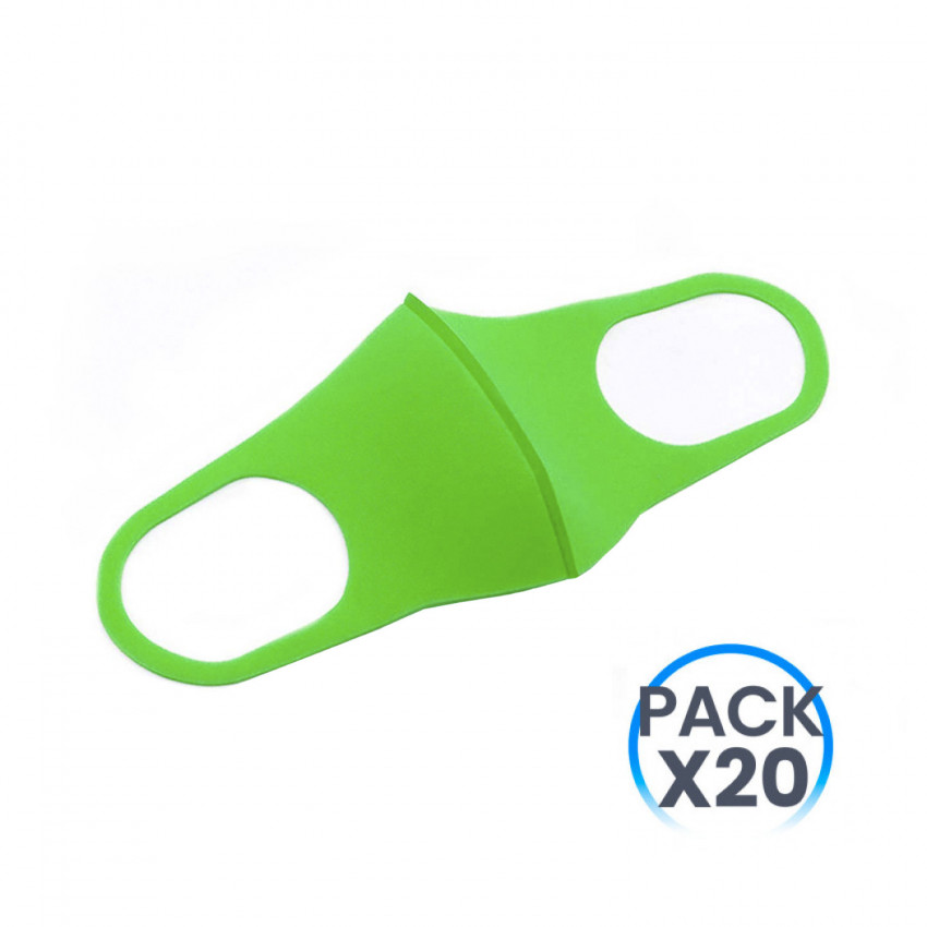 Pack 20 Mascarillas Reutilizables Infantil O91 Salud 1