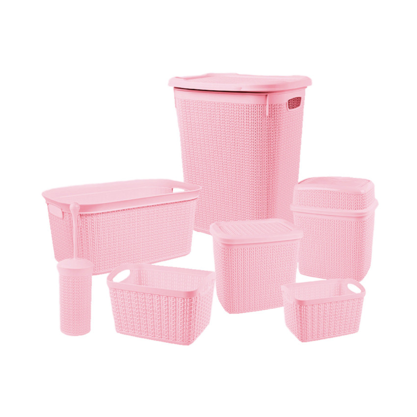 Kit 7 Piezas Baño 7house Ordenación Baño 1