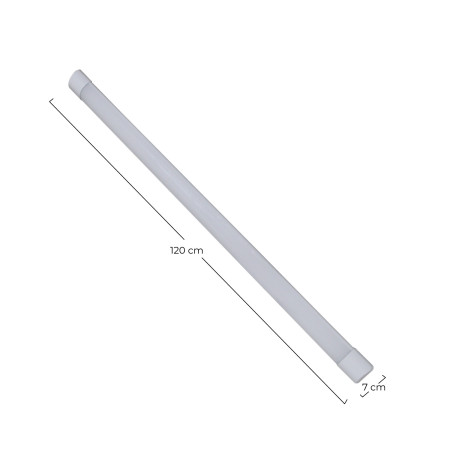 Barra de LED Tubular L13 1x36 W 3240 lm 4000 K 25 000 h Nine&One Ecrãs e Barras de LED 2