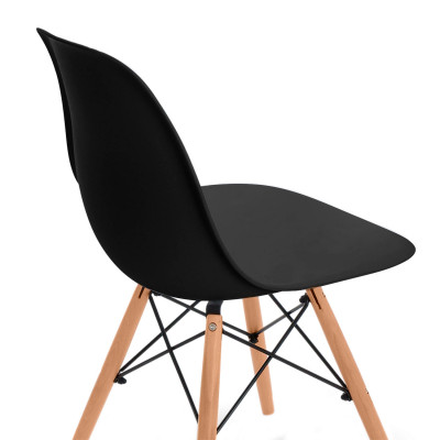 Cadeira de jantar estilo nórdico Sixa 81x50,5x46,5cm Thinia Home Cadeiras de jantar nórdicas 10