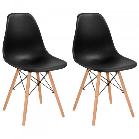 Pack 2 Sillas de Comedor Estilo Nórdico Sixa 81x50,5x46,5cm Thinia Home Sillas Comedor Nórdicas 7