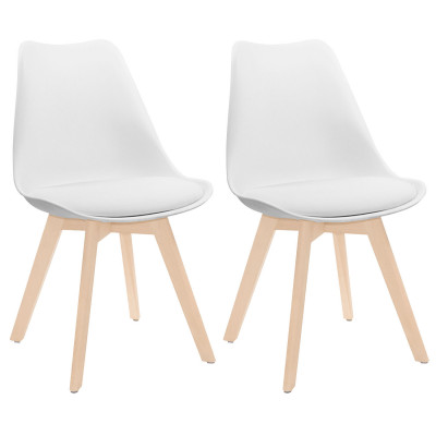 Pack 2 Sillas de Comedor Estilo Nórdico Daria 83x55x48cm Thinia Home Sillas de Comedor 1