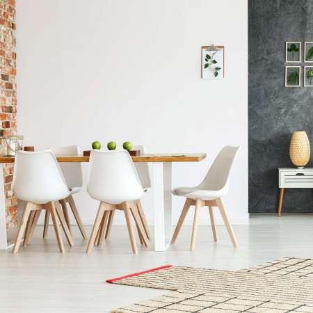 Pack 2 Sillas de Comedor Estilo Nórdico Daria 83x55x48cm Thinia Home Sillas de Comedor 7