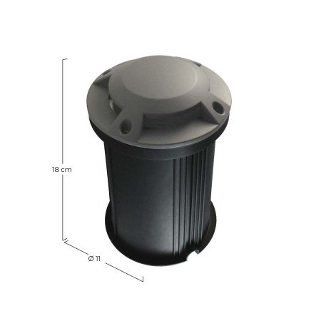 Farol de encastrar para exterior 20W Preto Dayron Candeeiros de parede para exterior 2