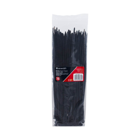 Pack 100 Bridas de Nylon 250x3.6mm 7hSevenOn Herramientas 3