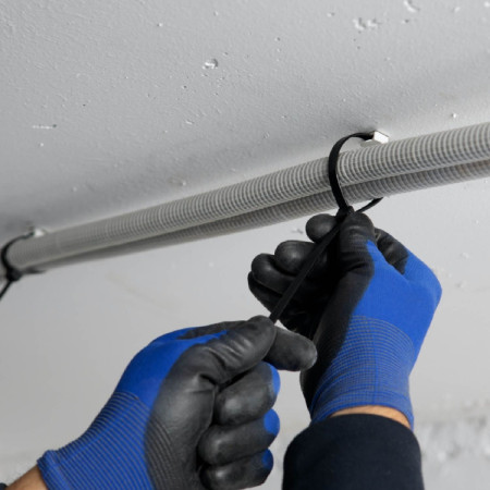 Embalagem 100 Abraçadeiras de nylon 250x3.6mm 7hSevenOn Ferramentas 5