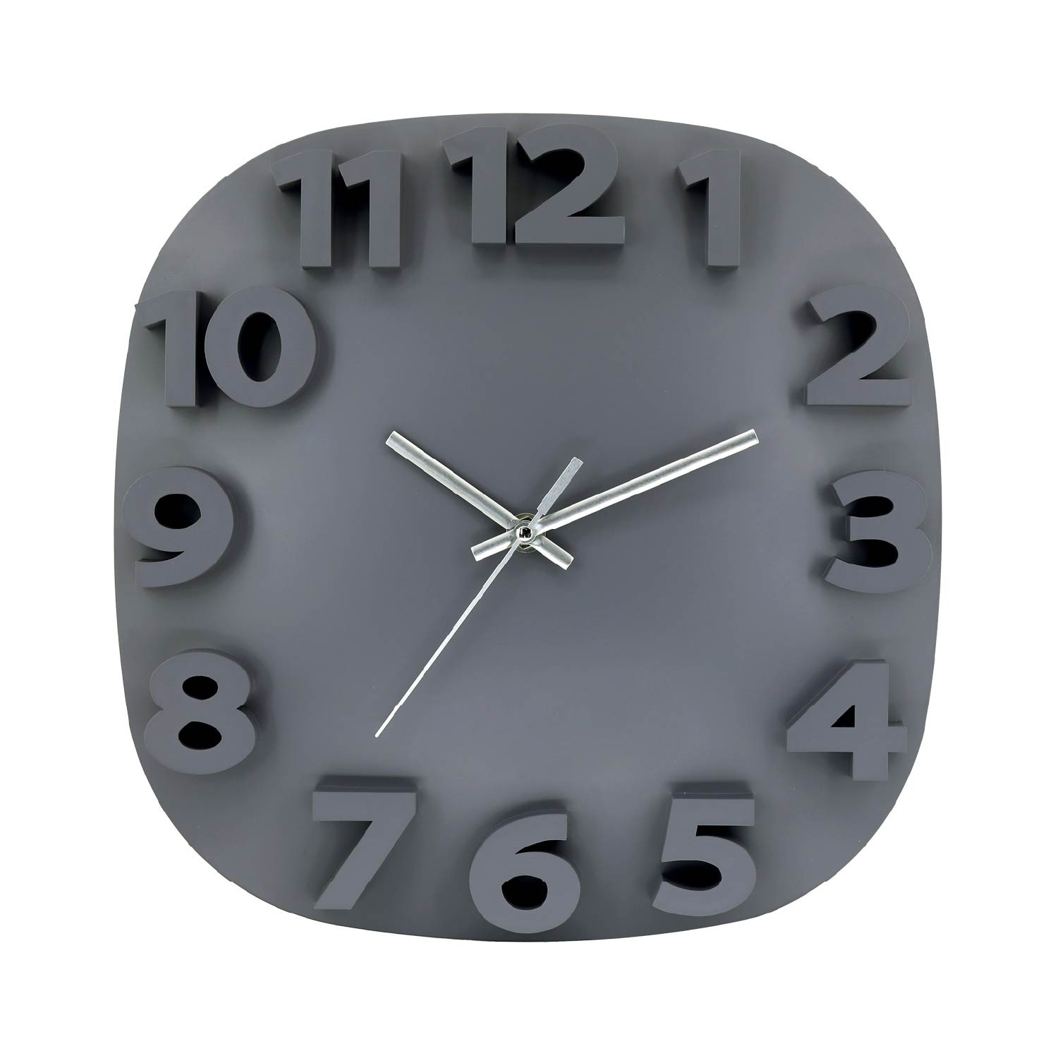 Thinia Home - Reloj De Pared Vintage En Relieve Con Esfera Gris