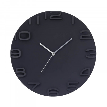 Relógio de parede moderno 3D preto Ø34.5cm Thinia Home Relógios de parede 1