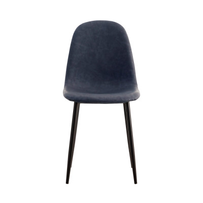 Pack 2 Sillas de Comedor de Piel Mera 56x44x87.5cm Thinia Home Sillas de Comedor de Diseño 2