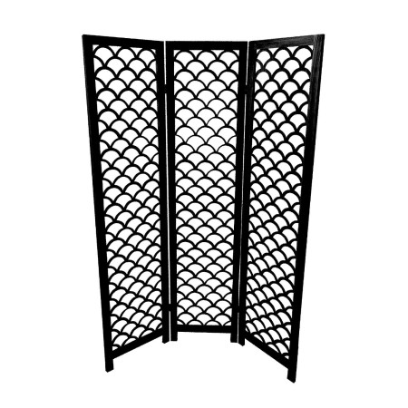 Biombo rebatível de madeira Kapalua 2x120x170cm 7house Ecrãs 4