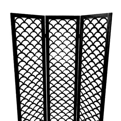 Biombo rebatível de madeira Kapalua 2x120x170cm 7house Ecrãs 5