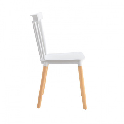 Cadeira de jantar Valencia Branco 44x52.5x81.5cm Thinia Home Cadeiras de jantar nórdicas 3