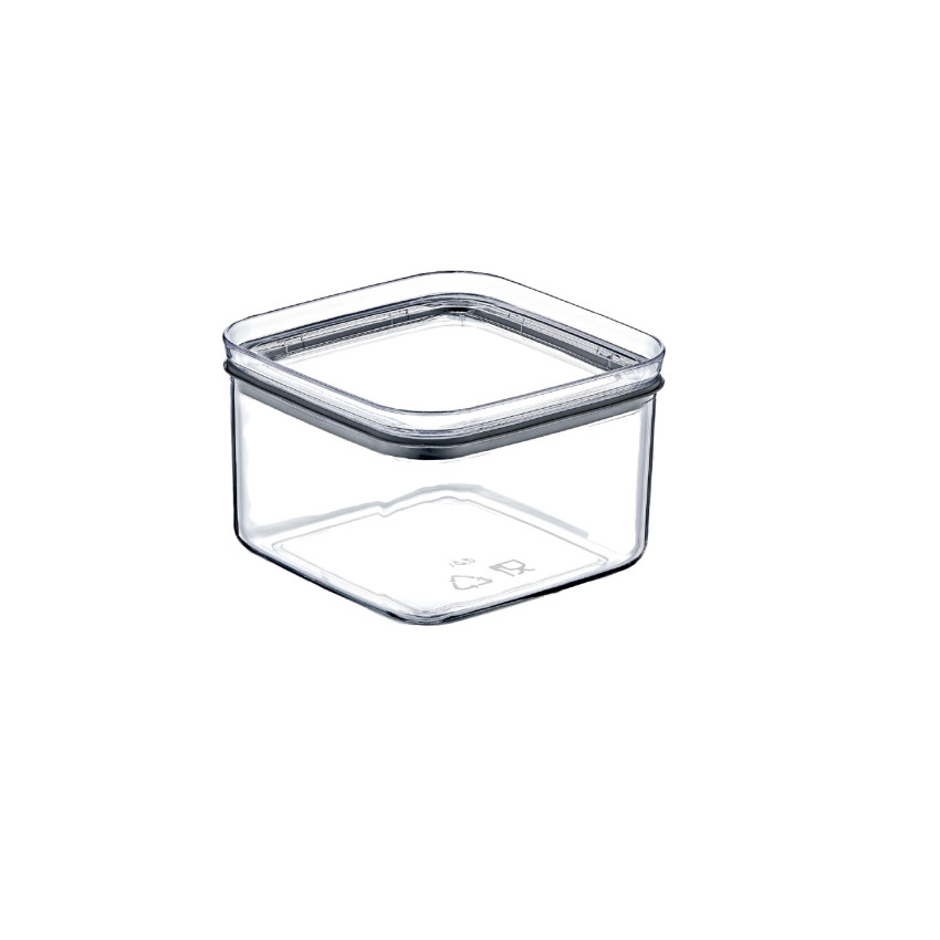 Recipiente Hermético para Alimentos Pequeño Cuadrado 10.5x10.5x7.5cm 7house Accesorios de Cocina 1