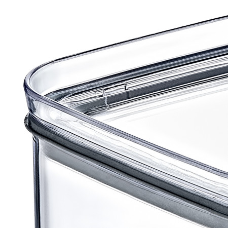 Recipiente hermético para guardar alimentos Quadrado pequeno 10.5x10.5x7.5cm 7house Acessórios de cozinha 3