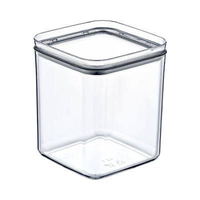 Pack 3 Recipientes Herméticos para Alimentos Mediano Cuadrado 10.5x10.5x13cm 7house Accesorios de Cocina 2