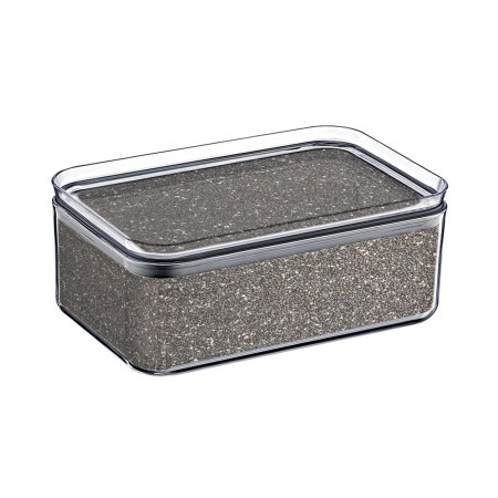 Recipiente hermético pequeno e retangular para alimentos 10.5x16.5x7.5cm 7house Acessórios de cozinha 2