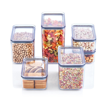 Recipiente Hermético para Alimentos Pequeño Rectangular 10.5x16.5x7.5cm 7house Accesorios de Cocina 5