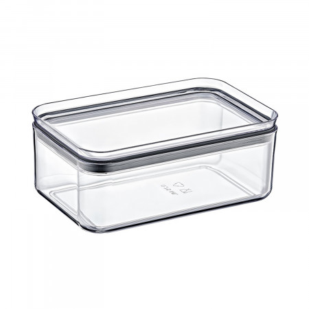 Embalagem com 3 recipientes herméticos para guardar alimentos Pequeno retangular 10.5x16.5x7.5cm 7house Acessórios de cozinha 2