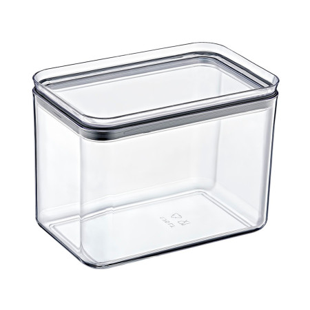 Pack 3 Recipientes Herméticos para Alimentos Medianos Rectangulares 10.5x16.5x13cm 7house Accesorios de Cocina 2