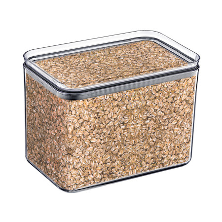 Pack 3 Recipientes Herméticos para Alimentos Medianos Rectangulares 10.5x16.5x13cm 7house Accesorios de Cocina 3