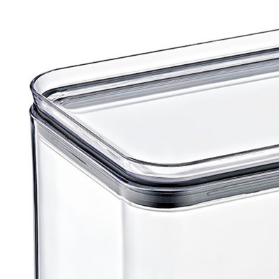 Embalagem 3 recipientes herméticos rectangulares médios para alimentos 10.5x16.5x13cm 7house Acessórios de cozinha 4