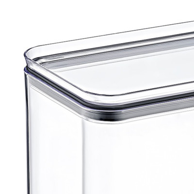 Recipiente hermético para guardar alimentos Retangular grande 10.5x16.5x19cm 7house Acessórios de cozinha 3
