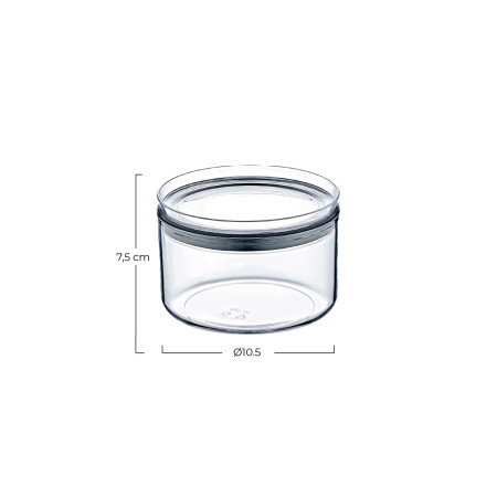 Recipiente hermético redondo pequeno para alimentos Ø10.5x7.5cm 7house Acessórios de cozinha 4