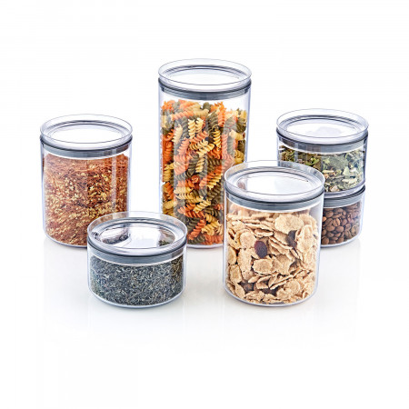 Pack 3 Recipientes Herméticos para Alimentos Pequeño Redondo Ø10.5x7.5cm 7house Accesorios de Cocina 6