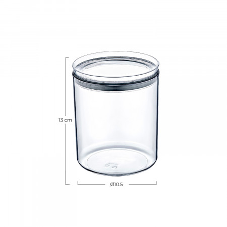 Recipiente Hermético para Alimentos Mediano Redondo Ø10.5x13cm 7house Accesorios de Cocina 4