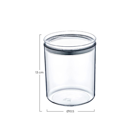Recipiente Hermético para Alimentos Mediano Redondo Ø10.5x13cm 7house Accesorios de Cocina 4