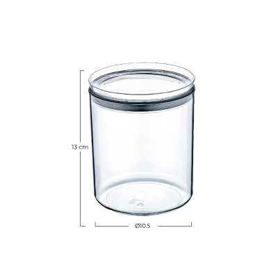 Recipiente hermético para conservação de alimentos Médio redondo Ø10.5x13cm 7house Acessórios de cozinha 4