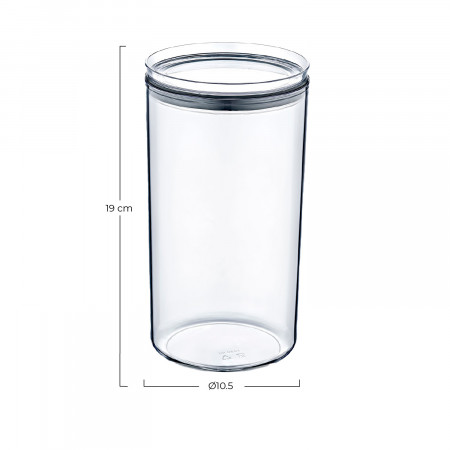 Pack 3 Recipientes Herméticos para Alimentos Grandes Redondos Ø10.5x19cm 7house Accesorios de Cocina 5