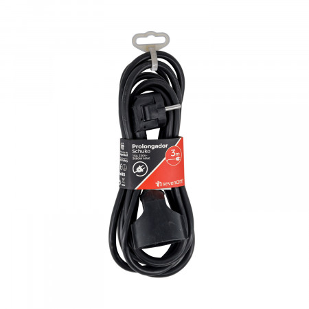 Alargador 3m Enchufe/Clavija Schuko 7hSevenOn Alargadores Eléctricos 8