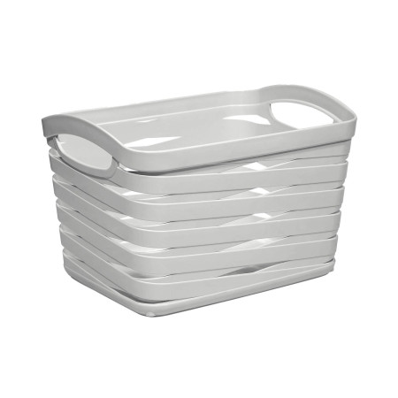 Kit 3 Cestos rectangulares médios de 1,5 litros 7house Arrumação da casa de banho 2