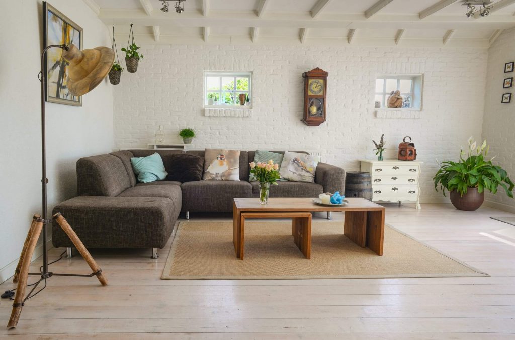 living room nórdico