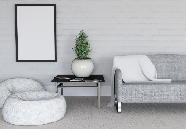 salón minimalista
