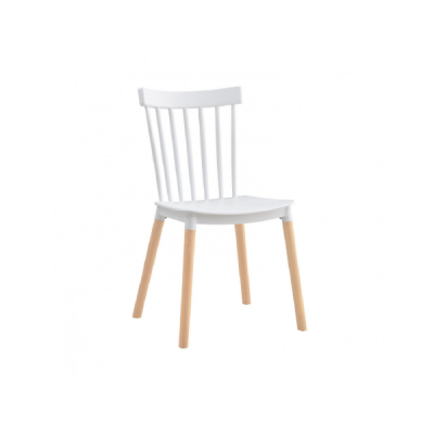 Comprar Sillas De Comedor Blanca Y Madera : : Acheter des chaises de salle à manger en bois blanc ORION91
