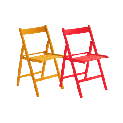 Cadeiras dobráveis por cor