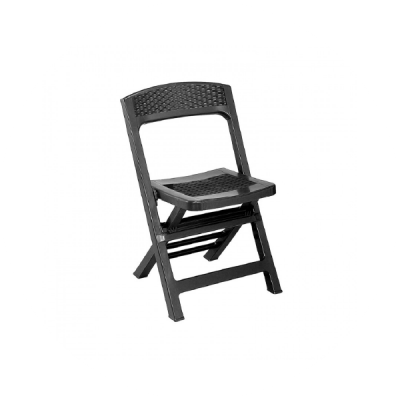 Cadeiras dobráveis pretas