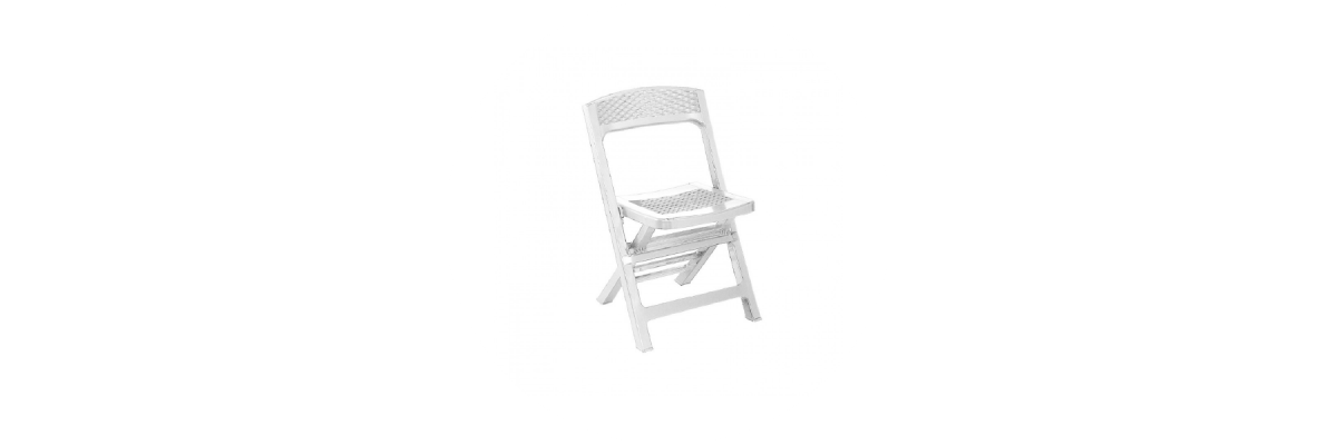 TitanPRO Silla plegable de plástico blanco, paquete de 10, silla plegable  ligera para exteriores, sillas de patio duraderas, juego de sillas para