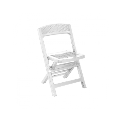 Cadeiras dobráveis de plástico