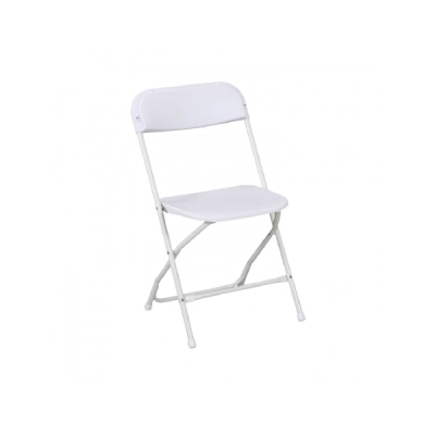 Cadeira dobrável branca