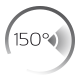 Ángulo de apertura 150º