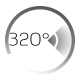 Ángulo de apertura 320º