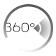 Ángulo de apertura 360º